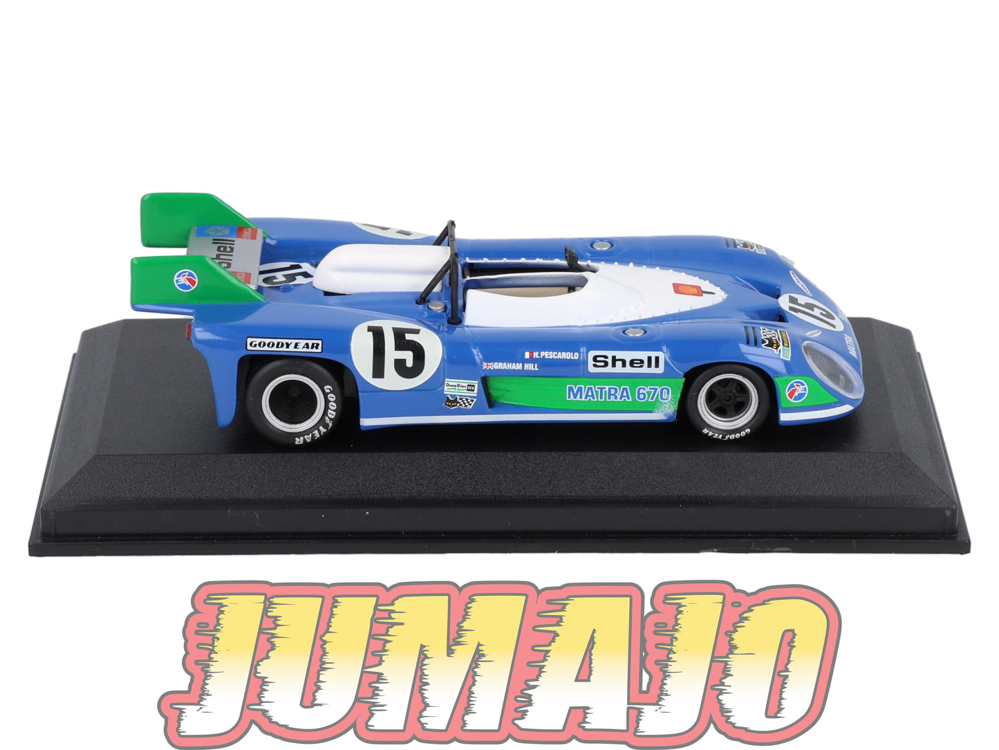 LM27 Voiture 1/43 IXO 24 Heures Le Mans : MATRA MS670 #15 Winner G.Hill 1972