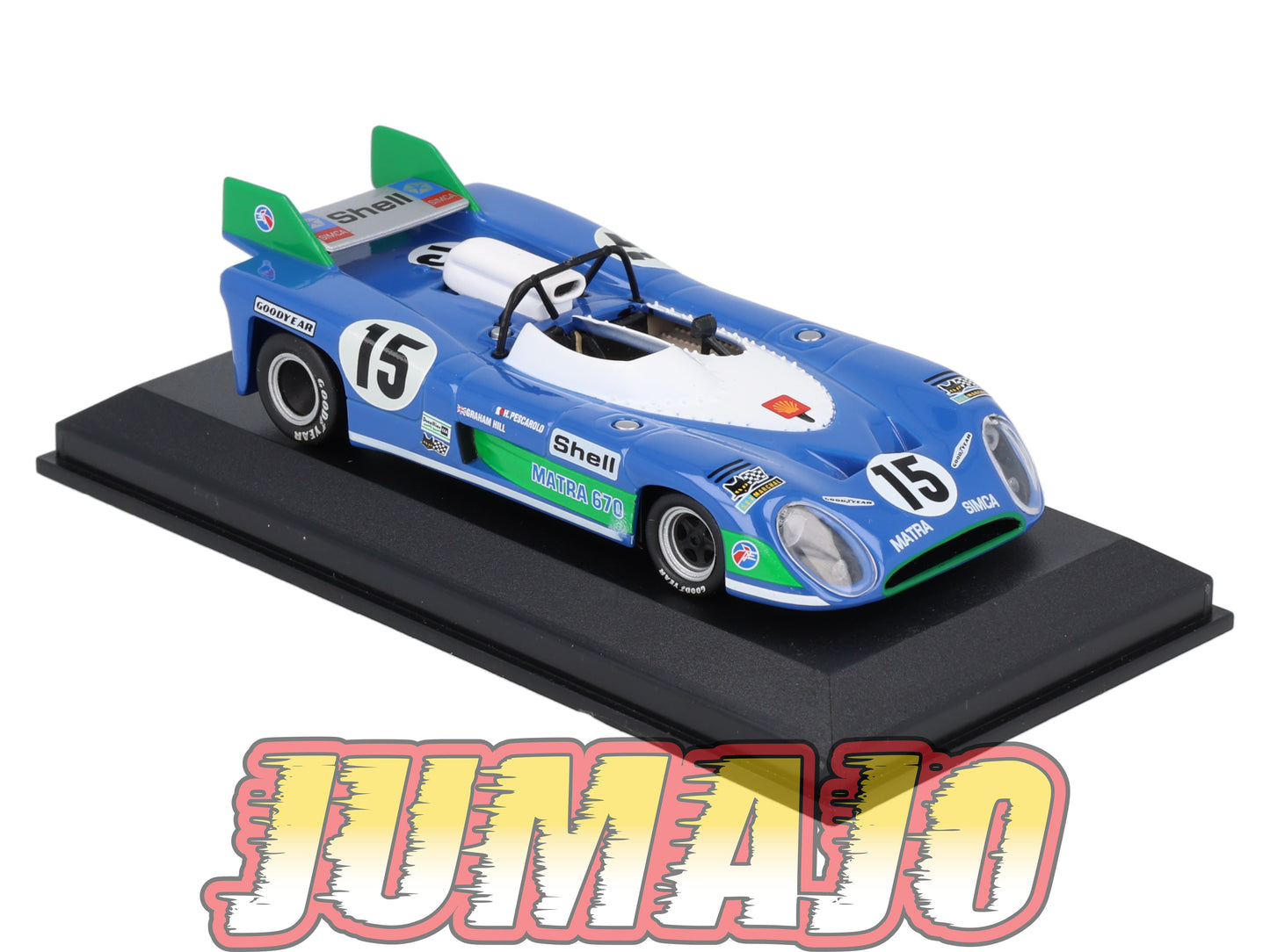 LM27 Voiture 1/43 IXO 24 Heures Le Mans : MATRA MS670 #15 Winner G.Hill 1972