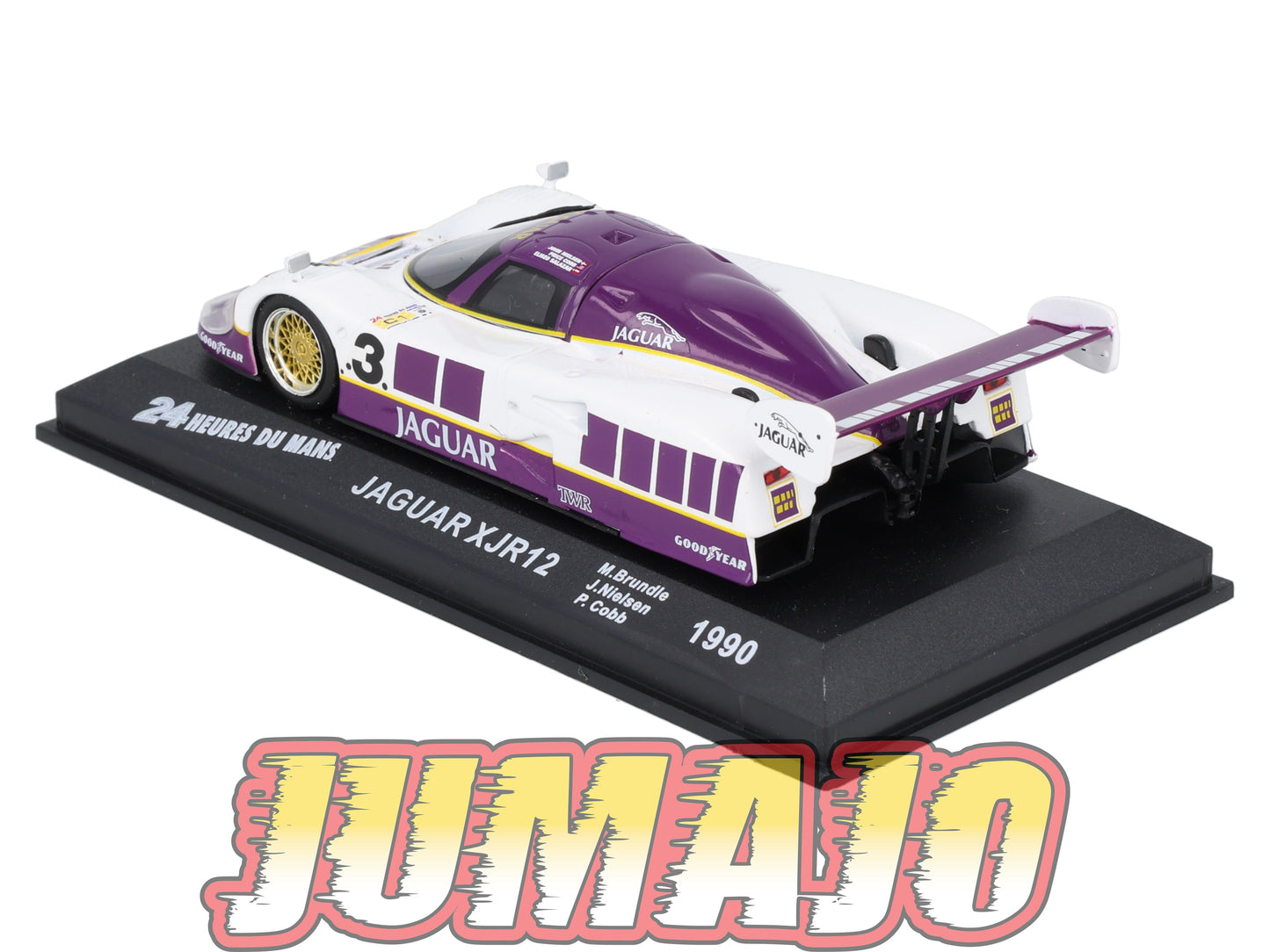 LM28 Voiture 1/43 IXO 24 Heures Le Mans : JAGUAR XJR12 #3 Winner 1990 M.Brundle