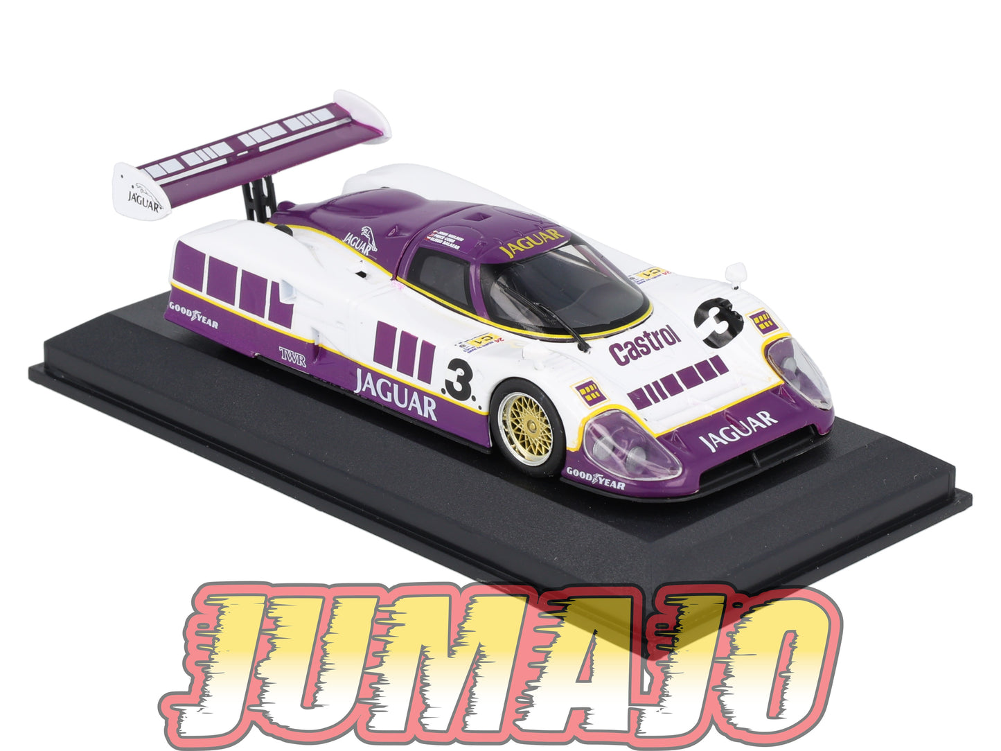 LM28 Voiture 1/43 IXO 24 Heures Le Mans : JAGUAR XJR12 #3 Winner 1990 M.Brundle