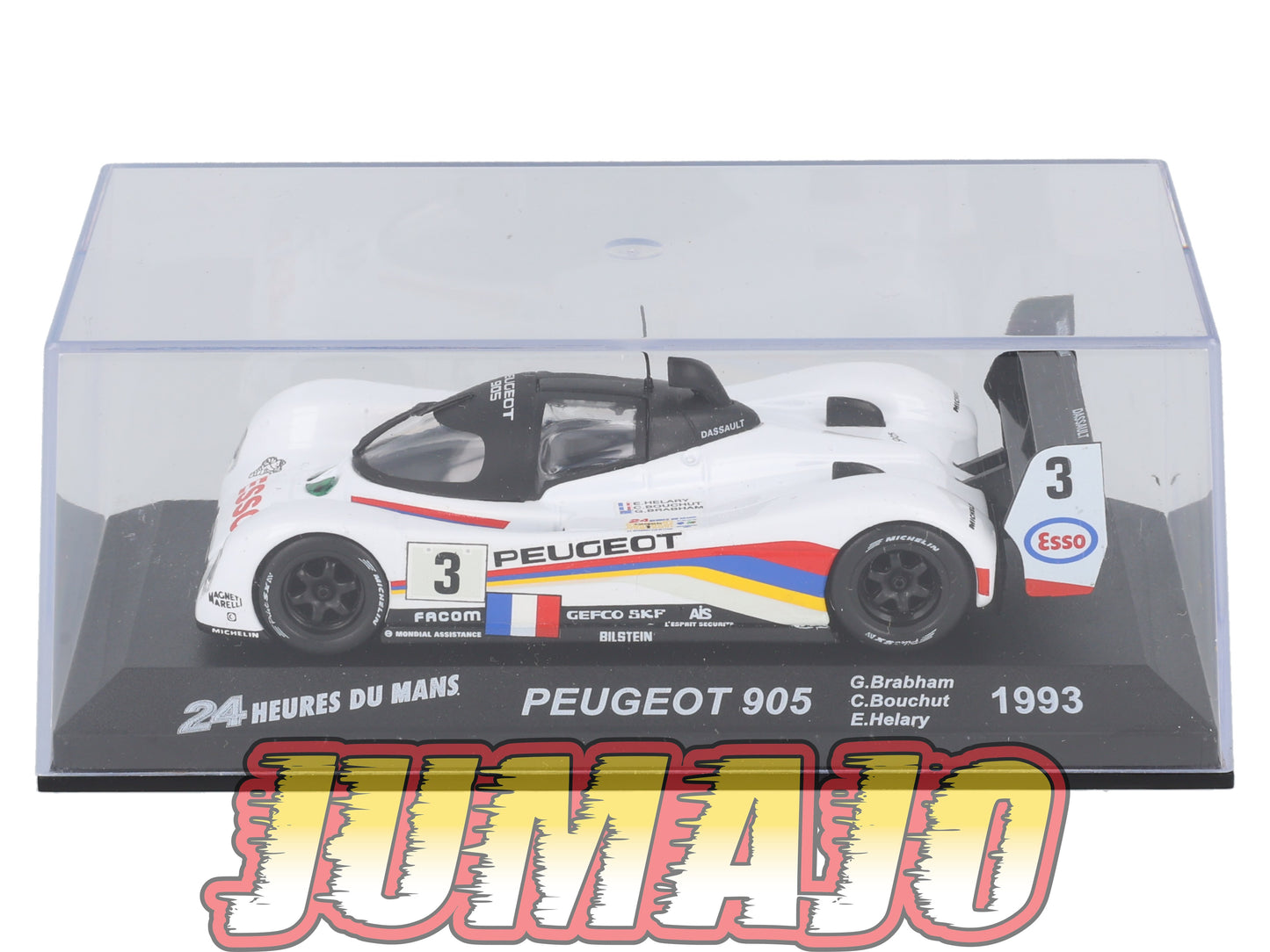 LM30 voiture 1/43 IXO 24 Heures Le Mans : PEUGEOT 905 #3 Winner 1993 G.Brabham