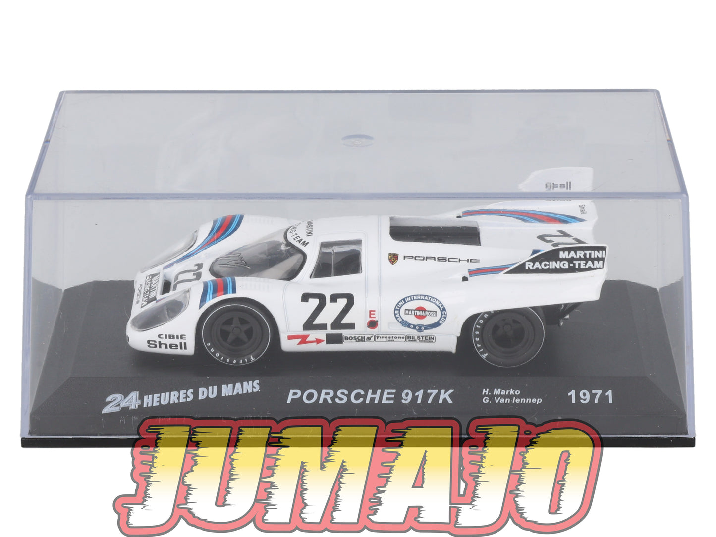 LM37 Voiture 1/43 IXO 24 Heures Le Mans : PORSCHE 917K #22 Winner 1971 H.Marko