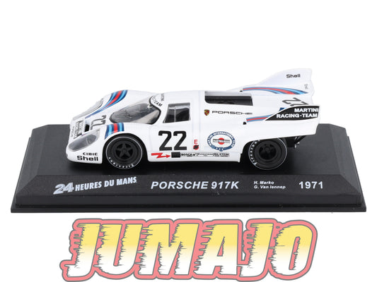 LM37 Voiture 1/43 IXO 24 Heures Le Mans : PORSCHE 917K #22 Winner 1971 H.Marko