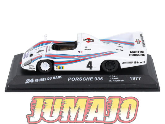 LM40 voiture 1/43 IXO 24 Heures Le Mans : PORSCHE 936 #4 Winner 1977 J.Ickx