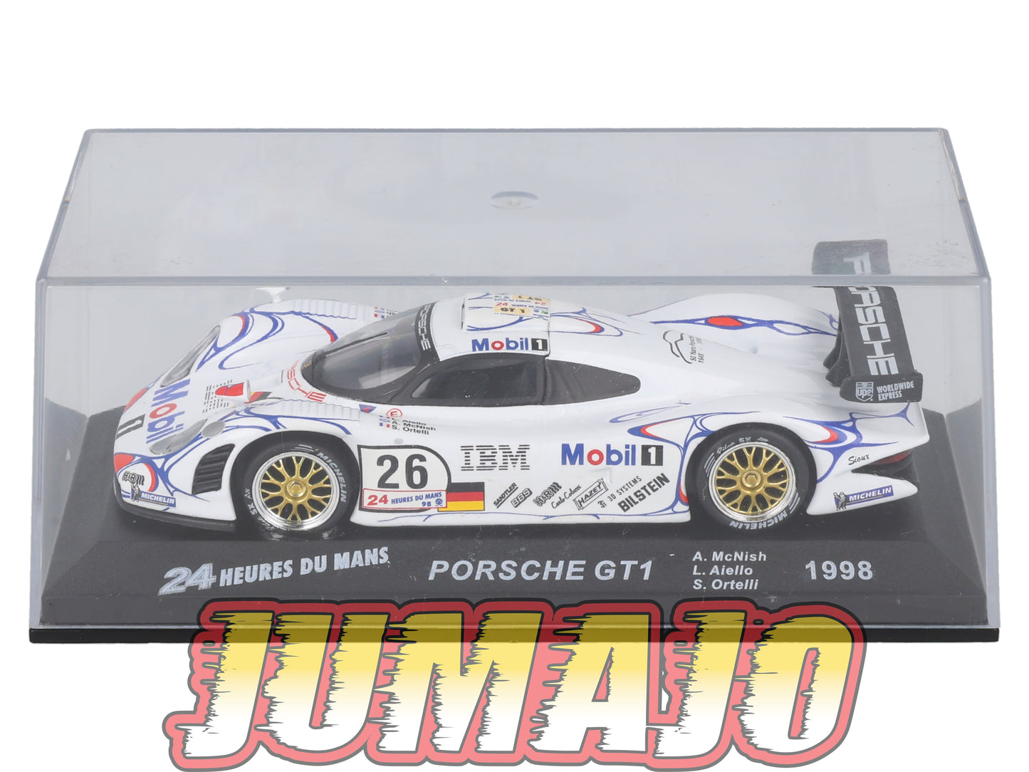 LM41 Voiture 1/43 IXO 24 Heures Le Mans : PORSCHE GT1 #26 Winner 1998 A.McNish
