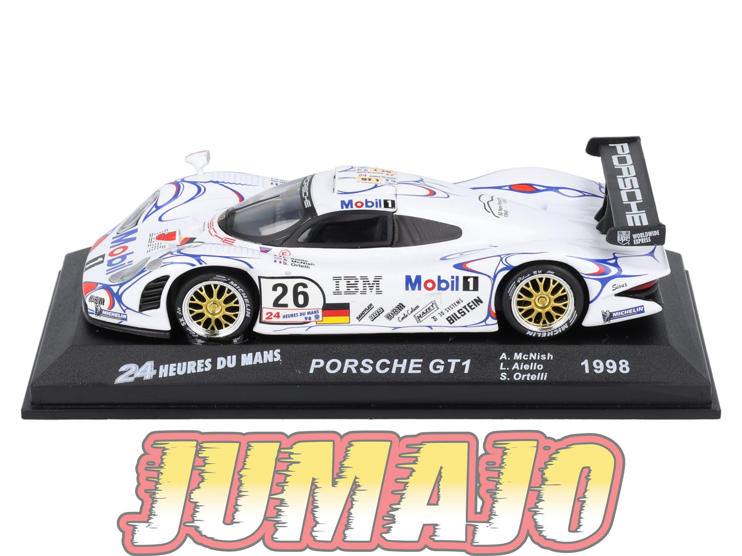 LM41 Voiture 1/43 IXO 24 Heures Le Mans : PORSCHE GT1 #26 Winner 1998 A.McNish
