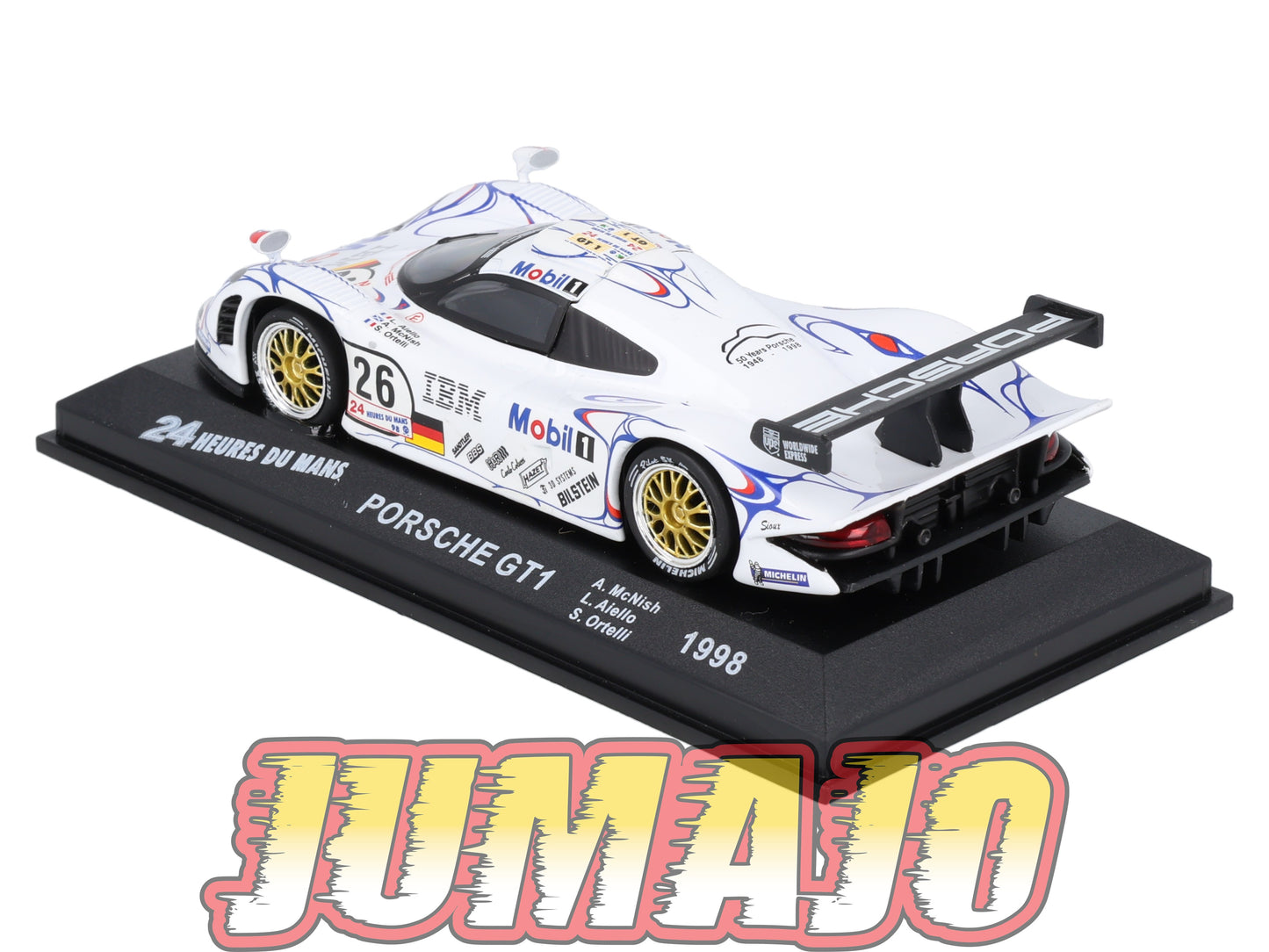 LM41 Voiture 1/43 IXO 24 Heures Le Mans : PORSCHE GT1 #26 Winner 1998 A.McNish