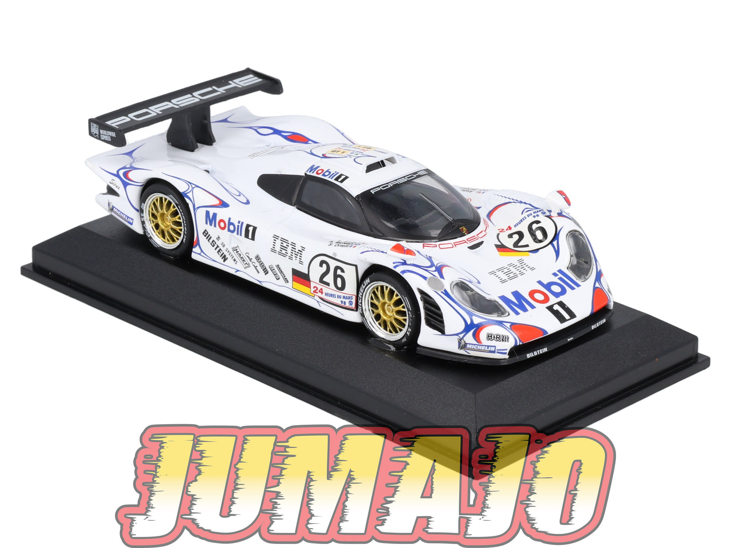 LM41 Voiture 1/43 IXO 24 Heures Le Mans : PORSCHE GT1 #26 Winner 1998 A.McNish