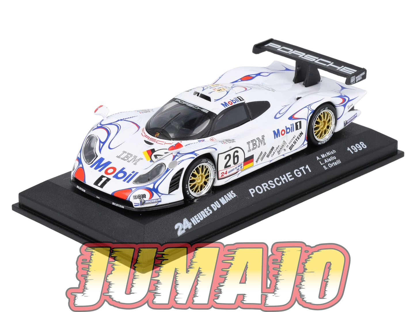 LM41 Voiture 1/43 IXO 24 Heures Le Mans : PORSCHE GT1 #26 Winner 1998 A.McNish