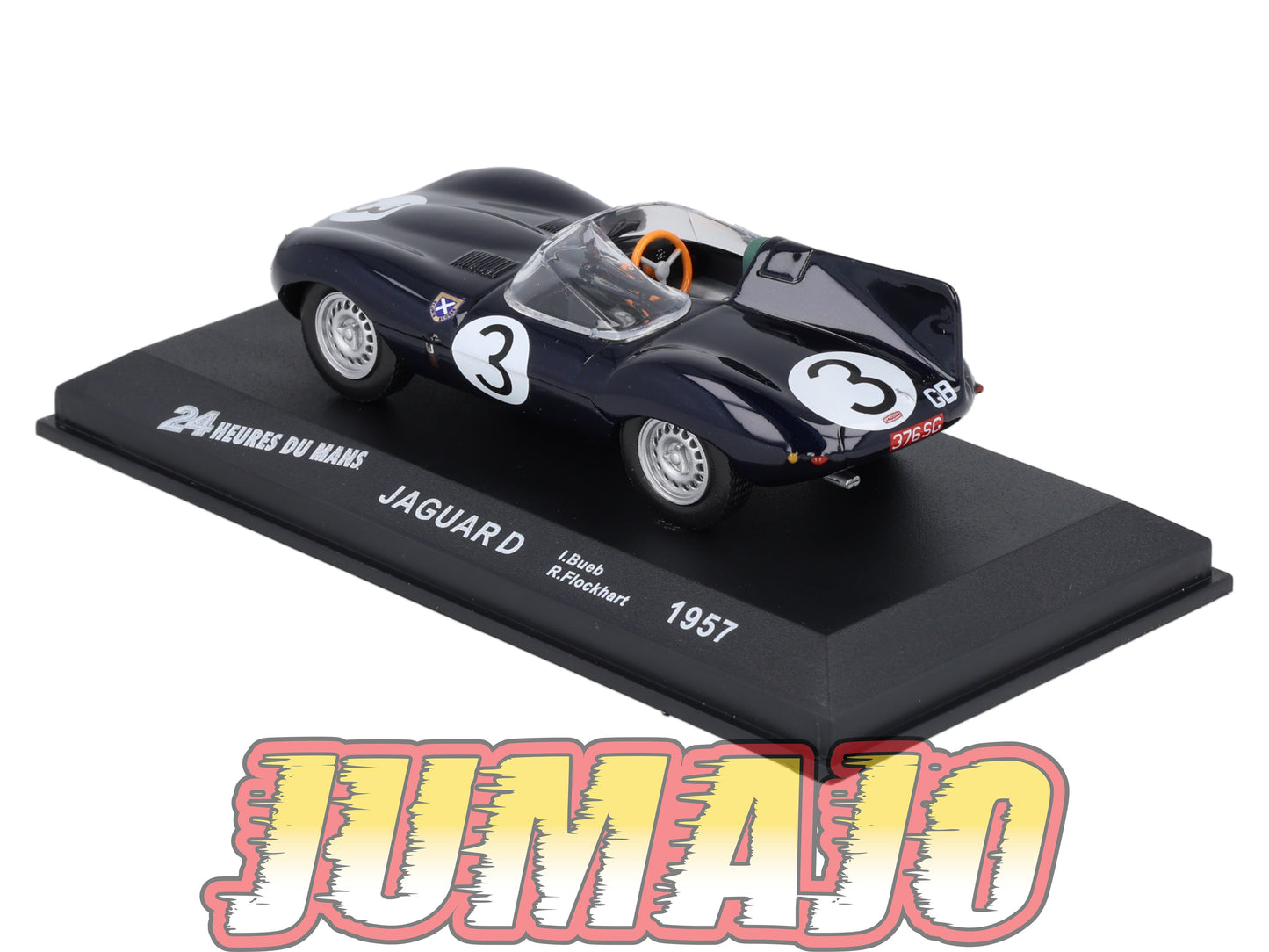 LM51 Voiture 1/43 IXO 24 Heures Le Mans : JAGUAR D #3 Winner 1957 I.Bueb