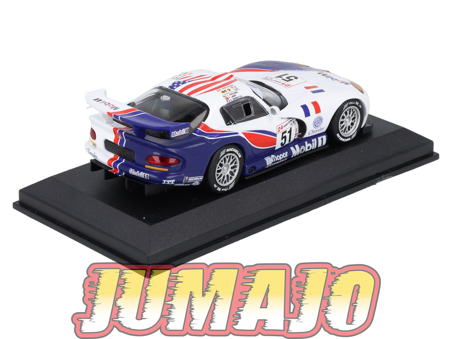 LM56 Voiture 1/43 IXO 24 Heures Le Mans : CHRYSLER viper GTS-R #51 1998 P.Lamy