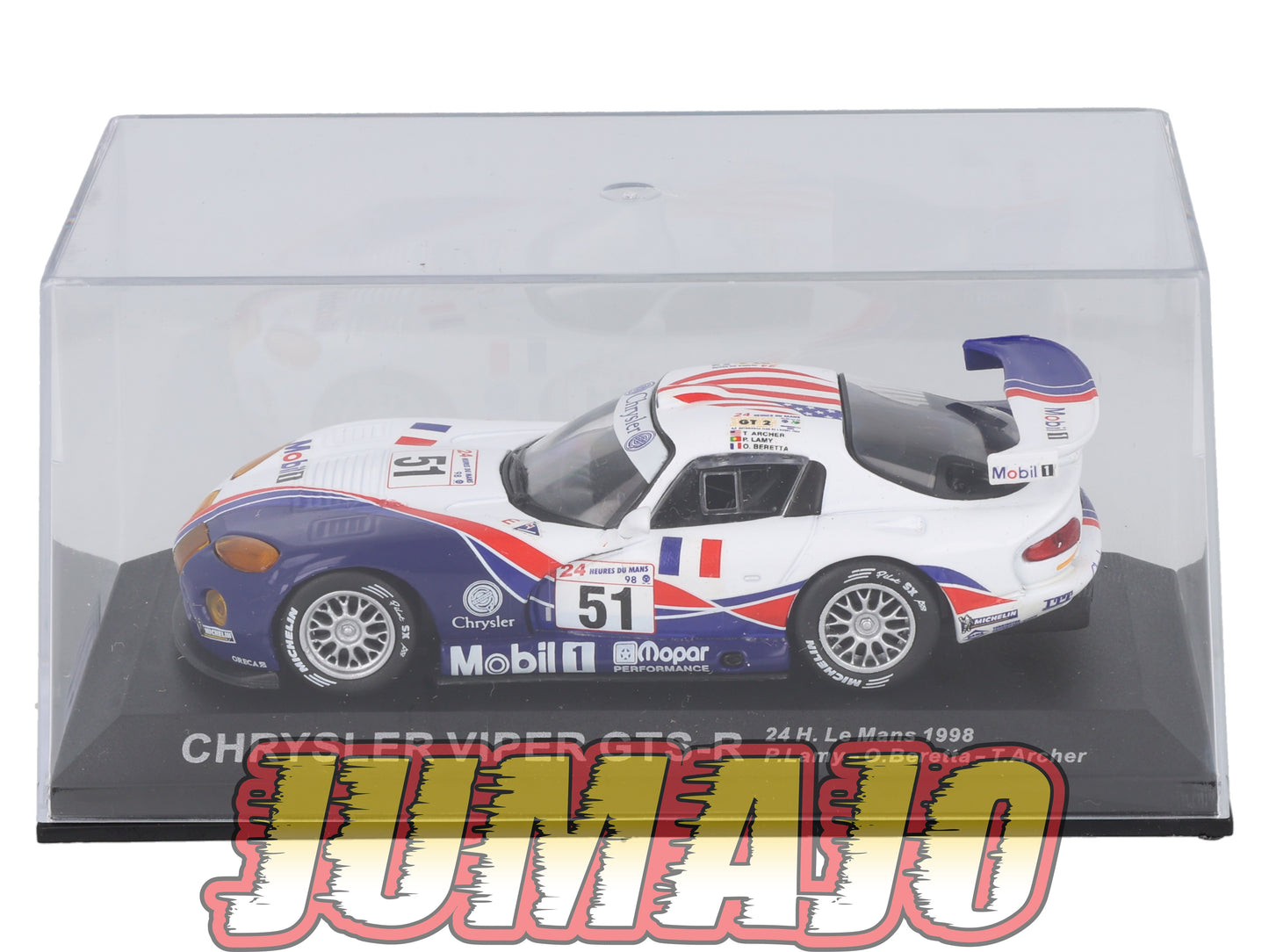 LM56 Voiture 1/43 IXO 24 Heures Le Mans : CHRYSLER viper GTS-R #51 1998 P.Lamy