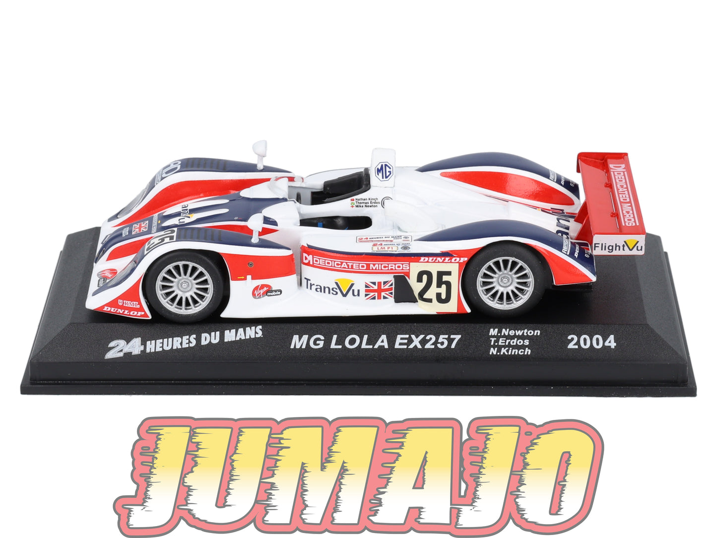 LM57 voiture 1/43 IXO 24 Heures Le Mans : MG LOLA EX257 #25 2004 M.Newton