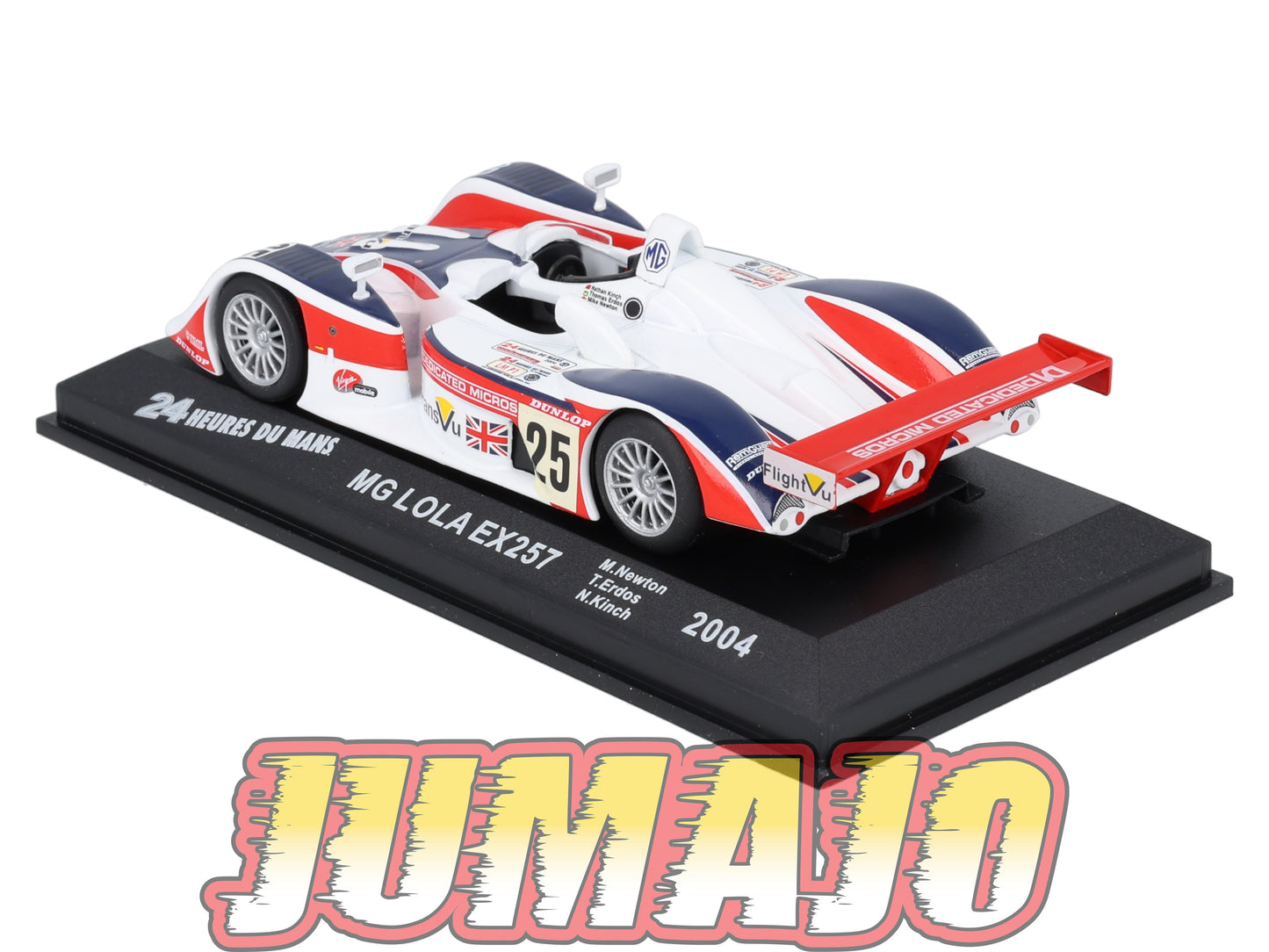 LM57 voiture 1/43 IXO 24 Heures Le Mans : MG LOLA EX257 #25 2004 M.Newton