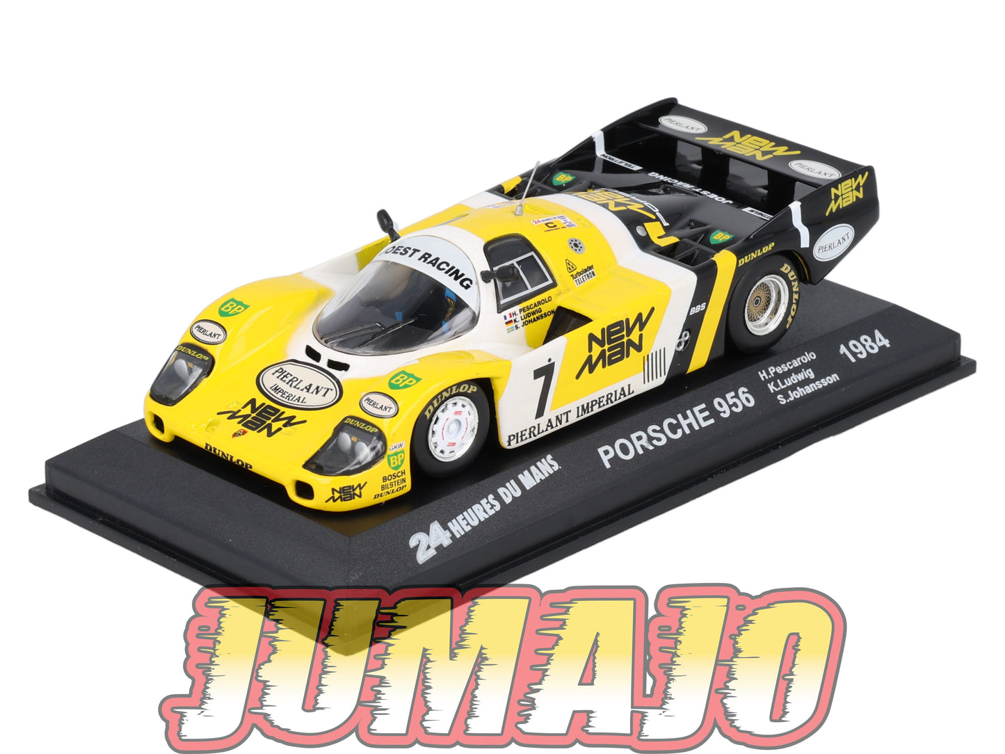 LM7 Voiture 1/43 IXO 24 Heures Le Mans : PORSCHE 956 #7 Winner 1984 H.Pescarolo