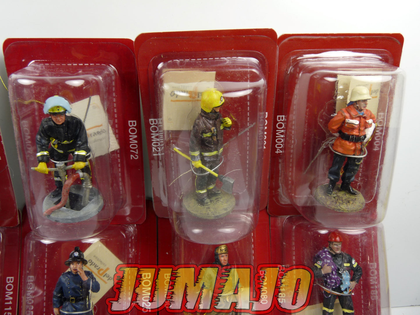 P15 lot de 10 SOLDATS POMPIERS DEL PRADO 1/32 ALL ITA FRA ESP BEL IRL