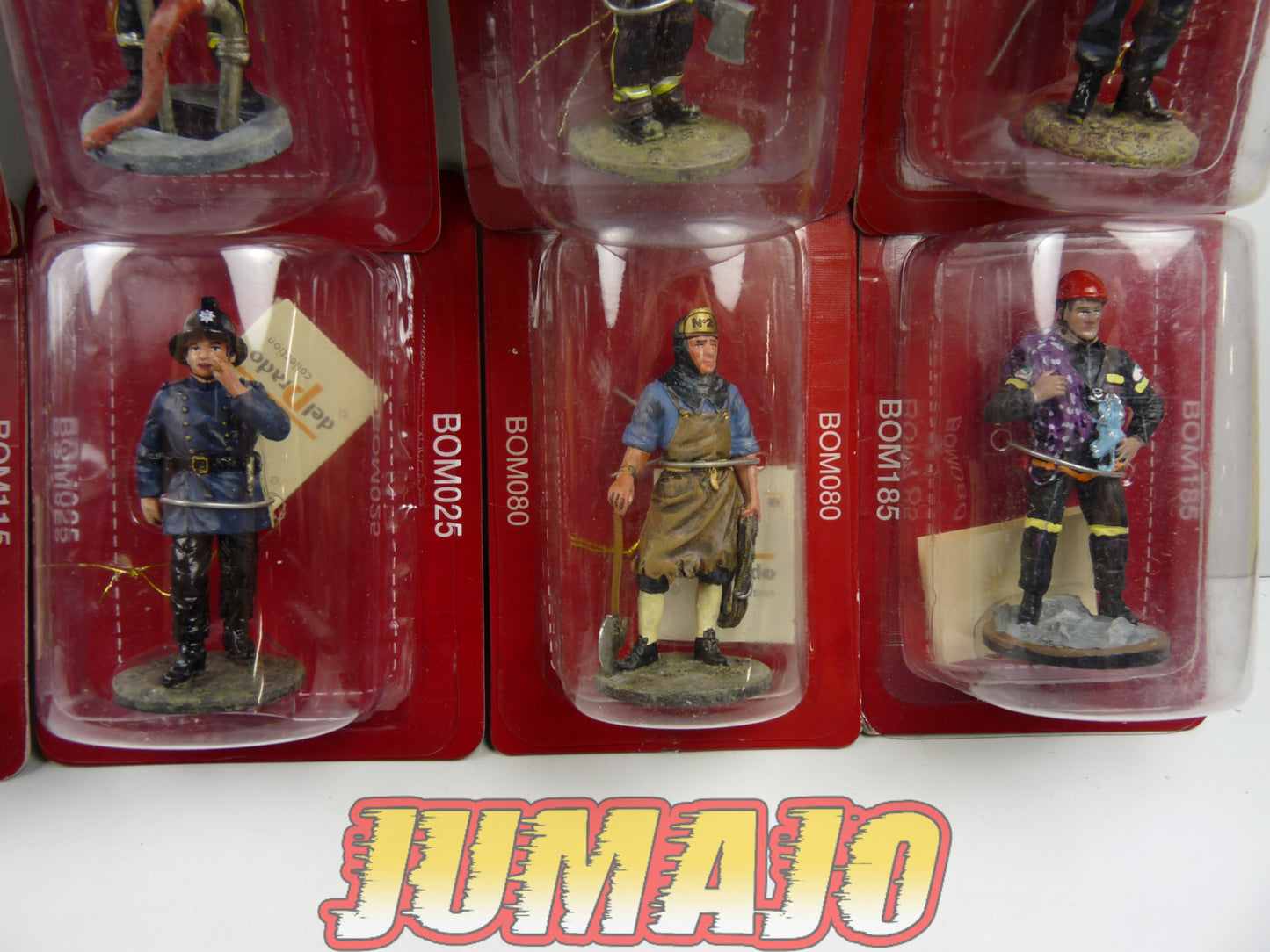 P15 lot de 10 SOLDATS POMPIERS DEL PRADO 1/32 ALL ITA FRA ESP BEL IRL