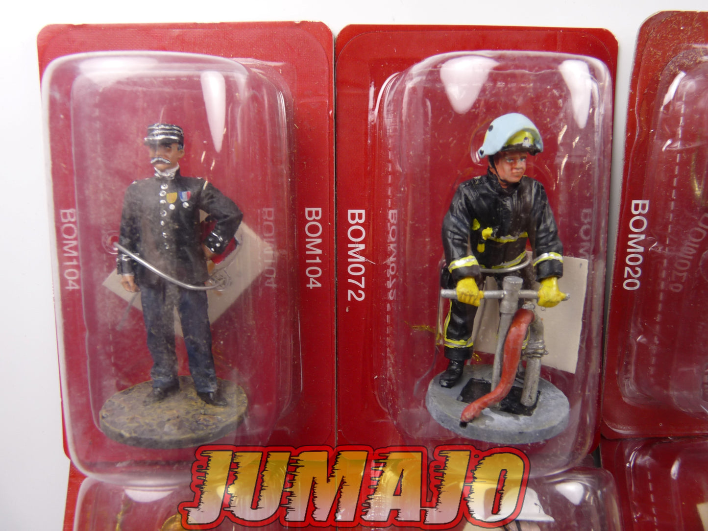 P17 lot de 10 SOLDATS POMPIERS DEL PRADO 1/32 ITA ALL FRA ESP BEL IRL