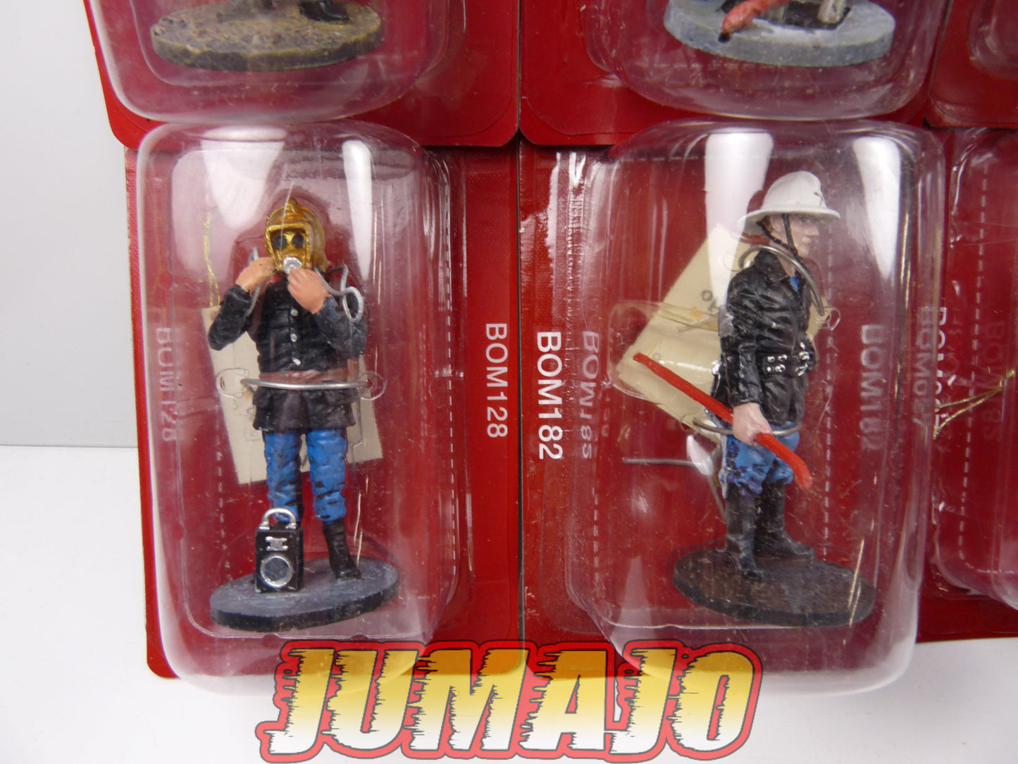 P17 lot de 10 SOLDATS POMPIERS DEL PRADO 1/32 ITA ALL FRA ESP BEL IRL