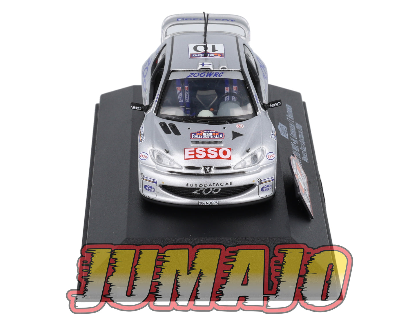 LUX100 Voiture 1/43 SKID Rally Winners : PEUGEOT 206 WRC 2000 #10 M.Gronholm