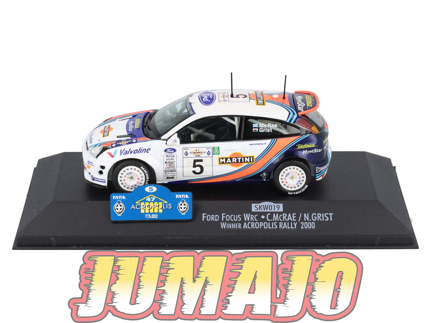 LUX101 Voiture 1/43 SKID Rally Winners : FORD Focus WRC 2000 #5 C.McRae