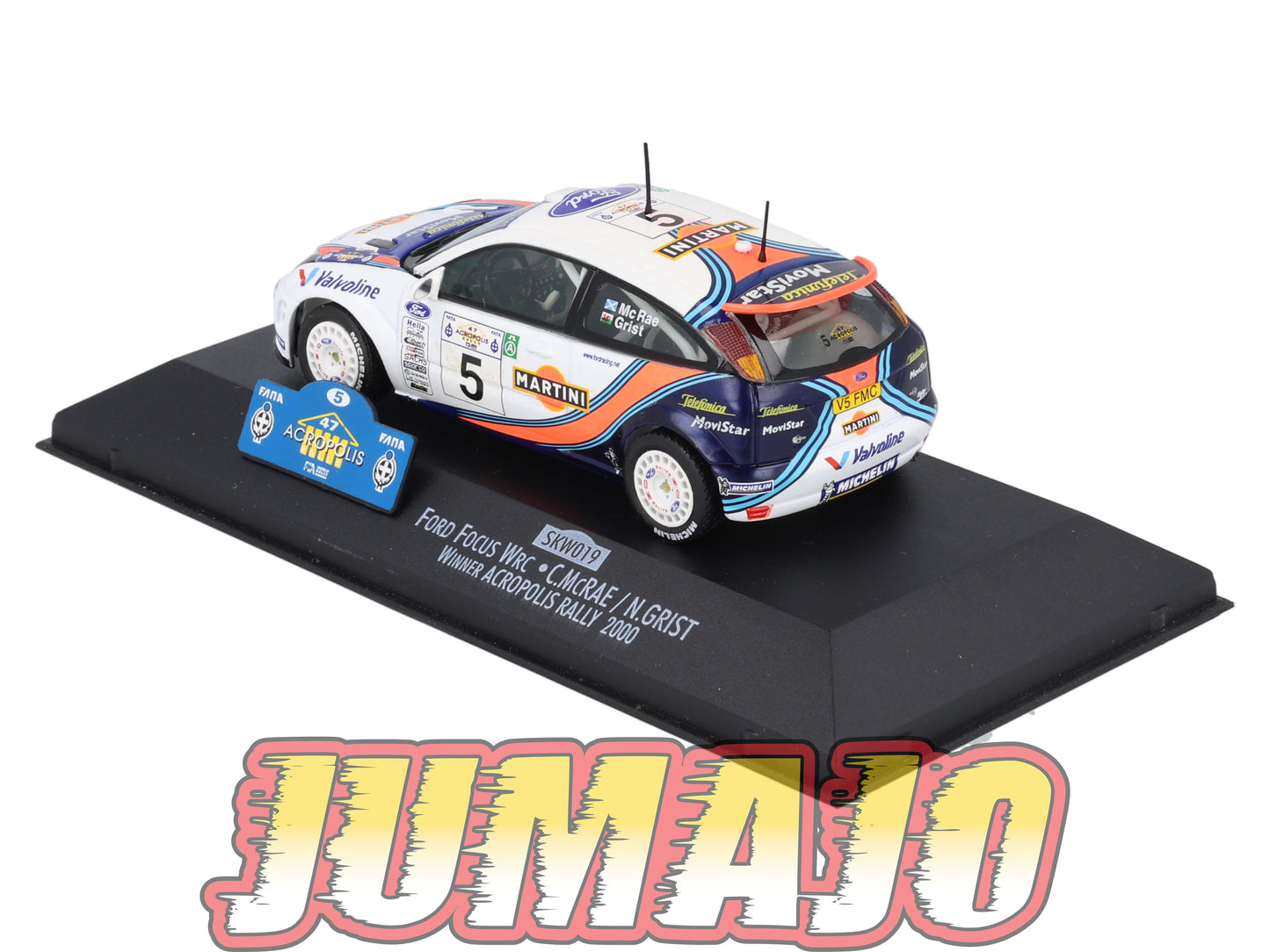 LUX101 Voiture 1/43 SKID Rally Winners : FORD Focus WRC 2000 #5 C.McRae