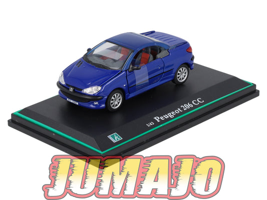 LUX102 Voiture 1/43 CARARAMA : PEUGEOT 206 CC (Cabriolet)