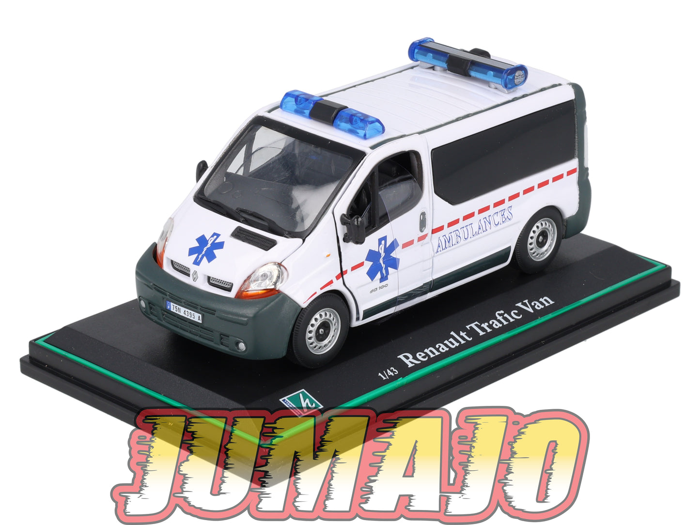 LUX103 Voiture 1/43 CARARAMA : RENAULT Trafic Ambulance (Dci 100)