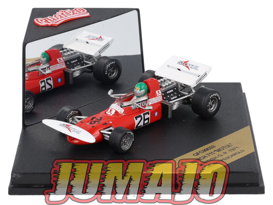 LUX105 Voiture 1/43 QUARTZO : MARCH 711 Motul 1971 #26 British G.P H.Pescarolo