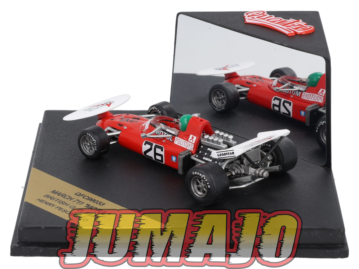 LUX105 Voiture 1/43 QUARTZO : MARCH 711 Motul 1971 #26 British G.P H.Pescarolo