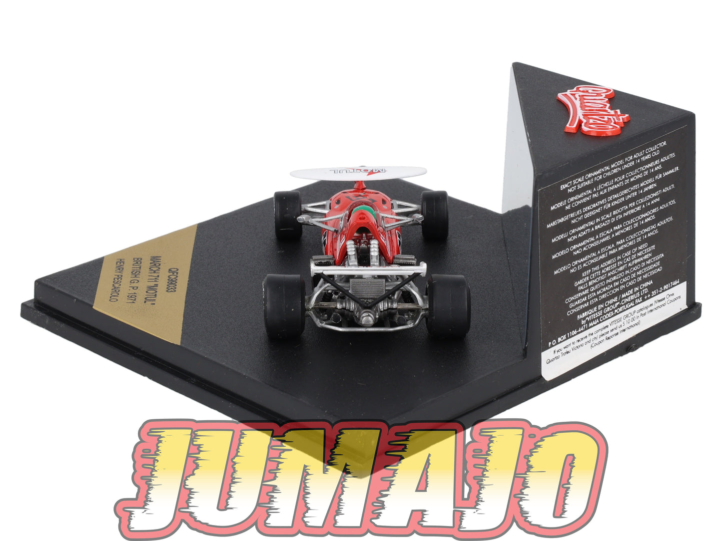 LUX105 Voiture 1/43 QUARTZO : MARCH 711 Motul 1971 #26 British G.P H.Pescarolo