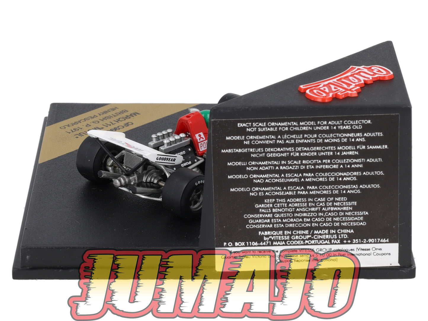 LUX105 Voiture 1/43 QUARTZO : MARCH 711 Motul 1971 #26 British G.P H.Pescarolo