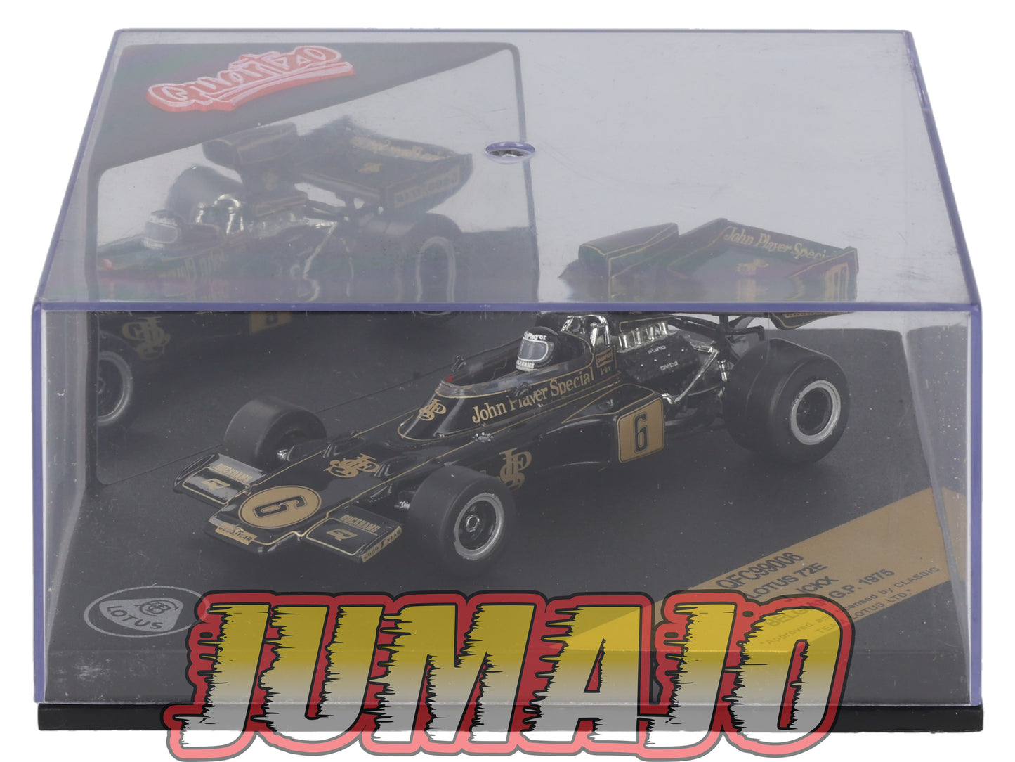 LUX106 Voiture 1/43 QUARTZO : LOTUS 72E J.Ickx 1975 #6 Belgian G.P