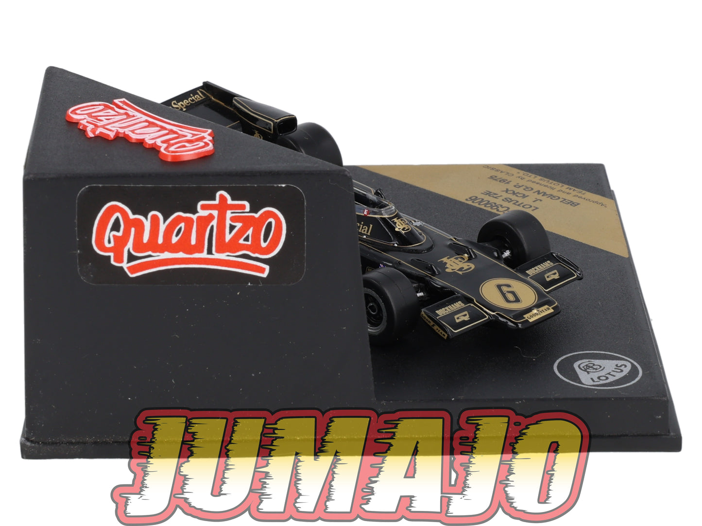 LUX106 Voiture 1/43 QUARTZO : LOTUS 72E J.Ickx 1975 #6 Belgian G.P