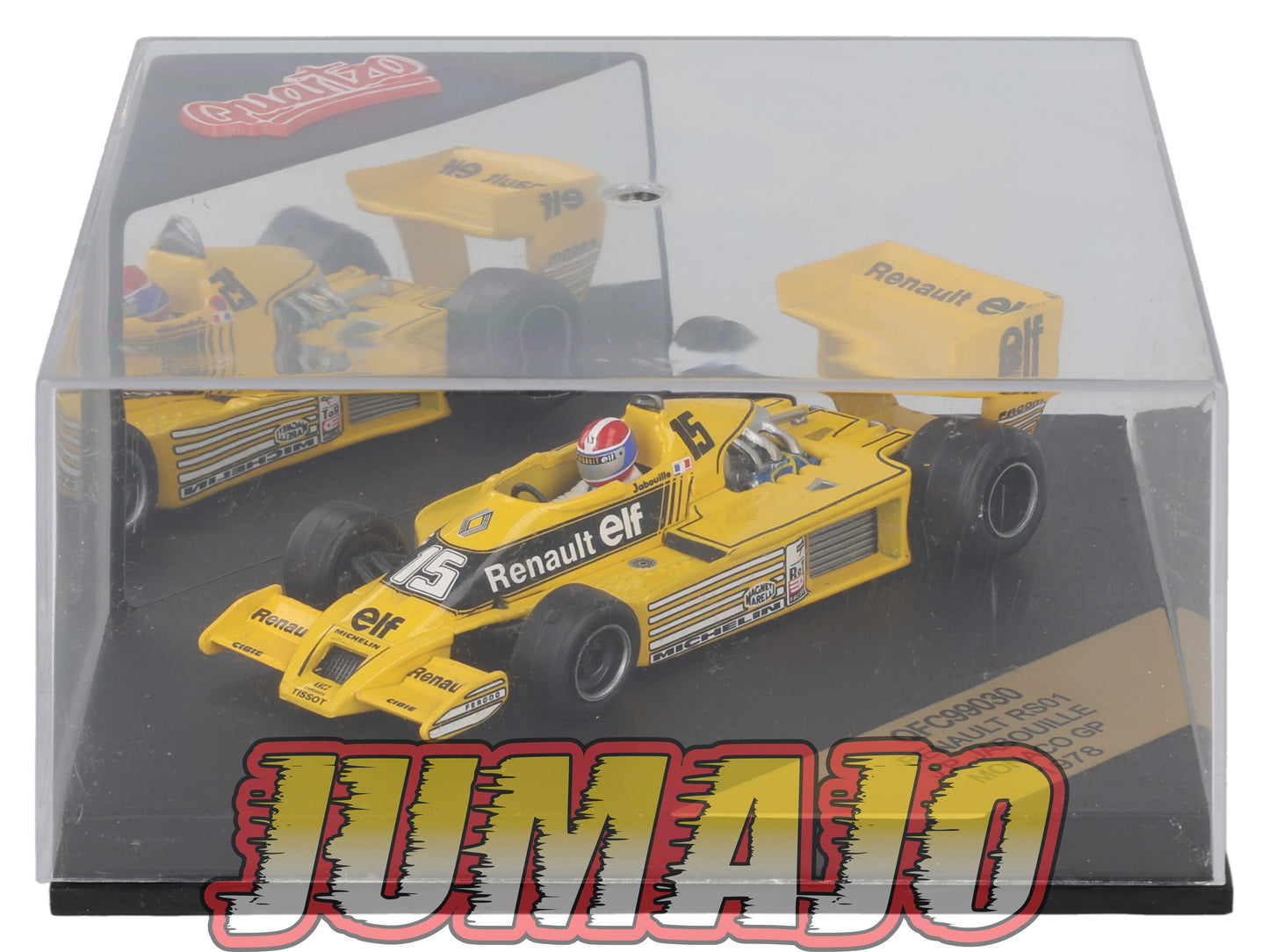 LUX107 Voiture 1/43 QUARTZO : RENAULT RS01 1978 #15 Monaco Gp J.P Jabouille
