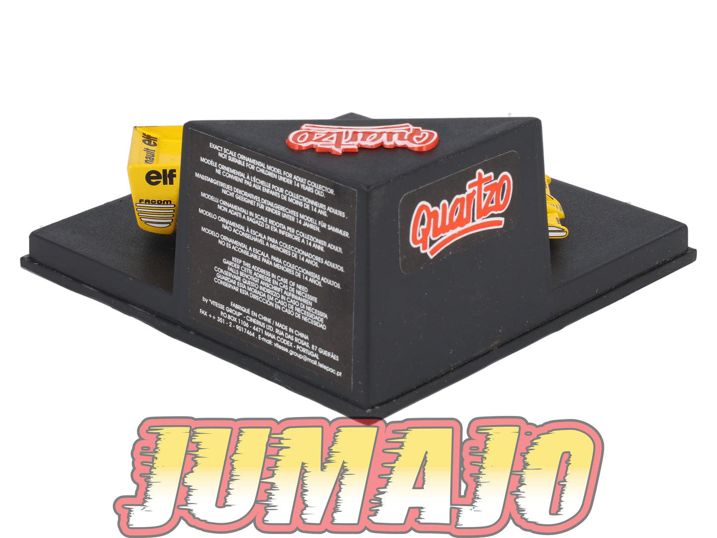 LUX107 Voiture 1/43 QUARTZO : RENAULT RS01 1978 #15 Monaco Gp J.P Jabouille