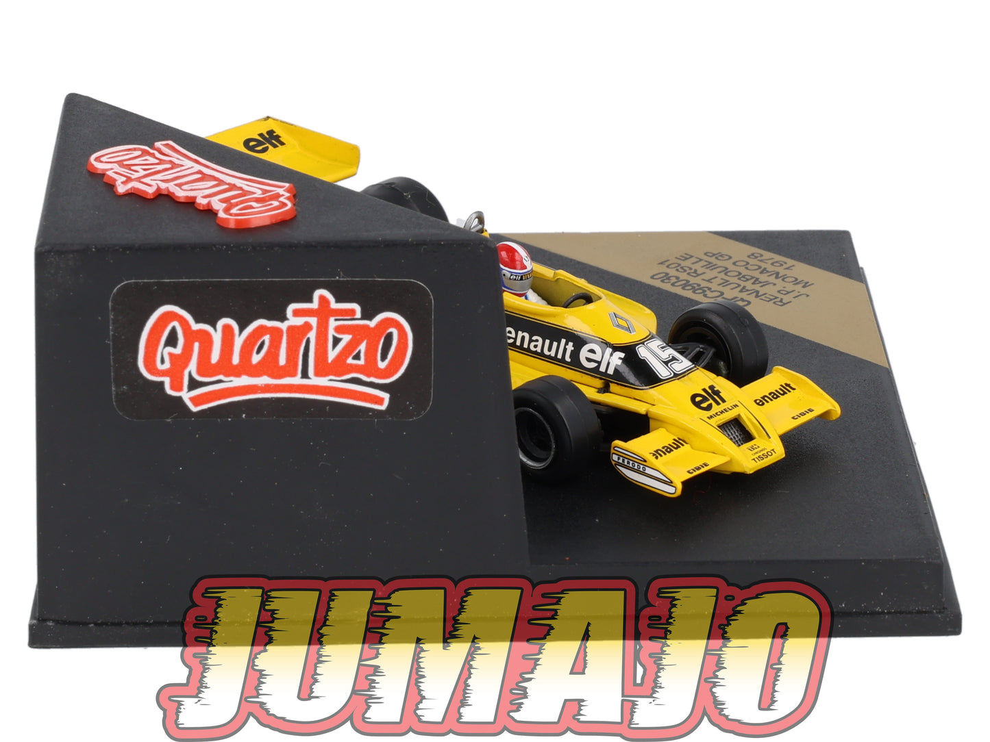 LUX107 Voiture 1/43 QUARTZO : RENAULT RS01 1978 #15 Monaco Gp J.P Jabouille