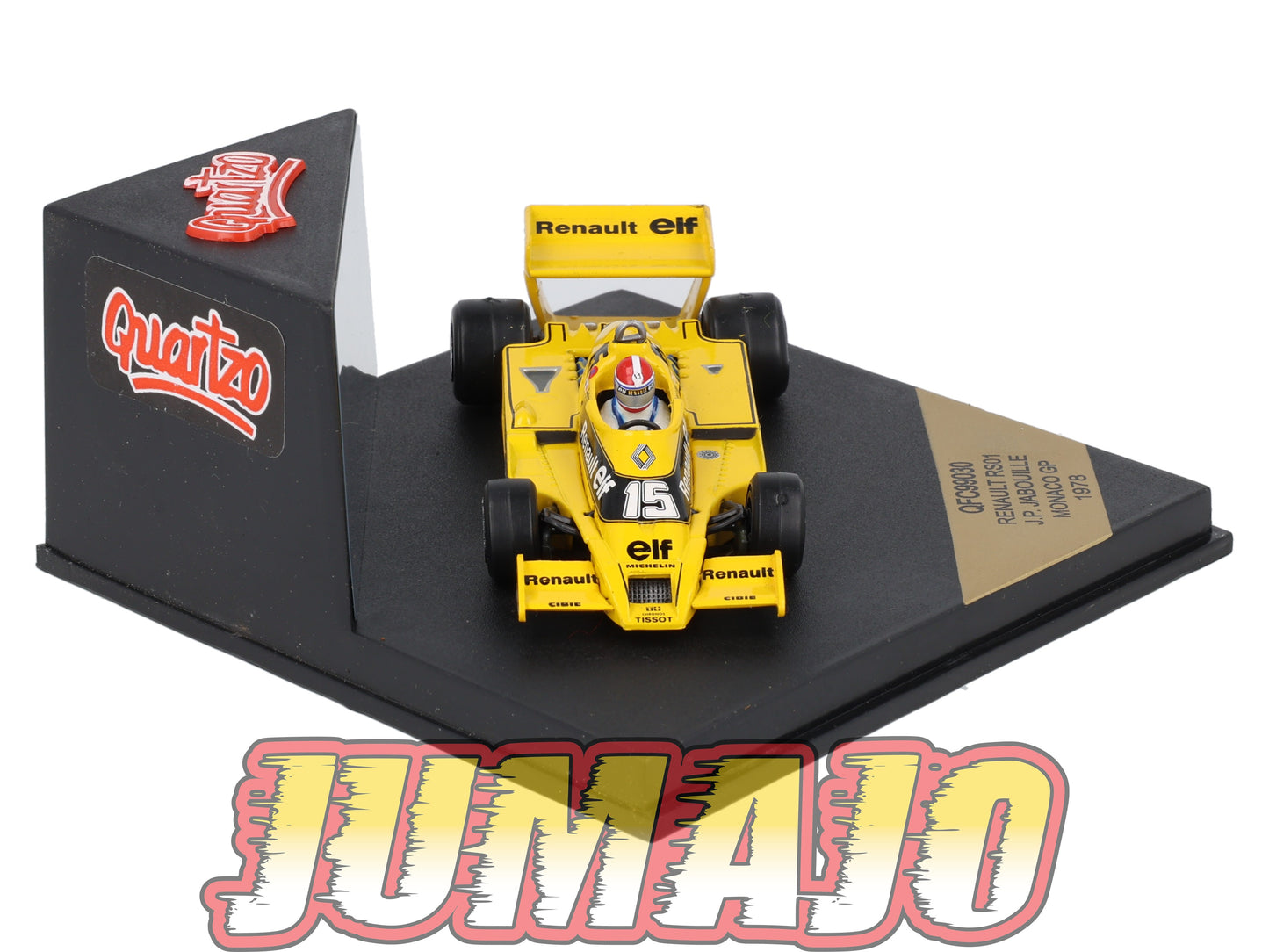 LUX107 Voiture 1/43 QUARTZO : RENAULT RS01 1978 #15 Monaco Gp J.P Jabouille