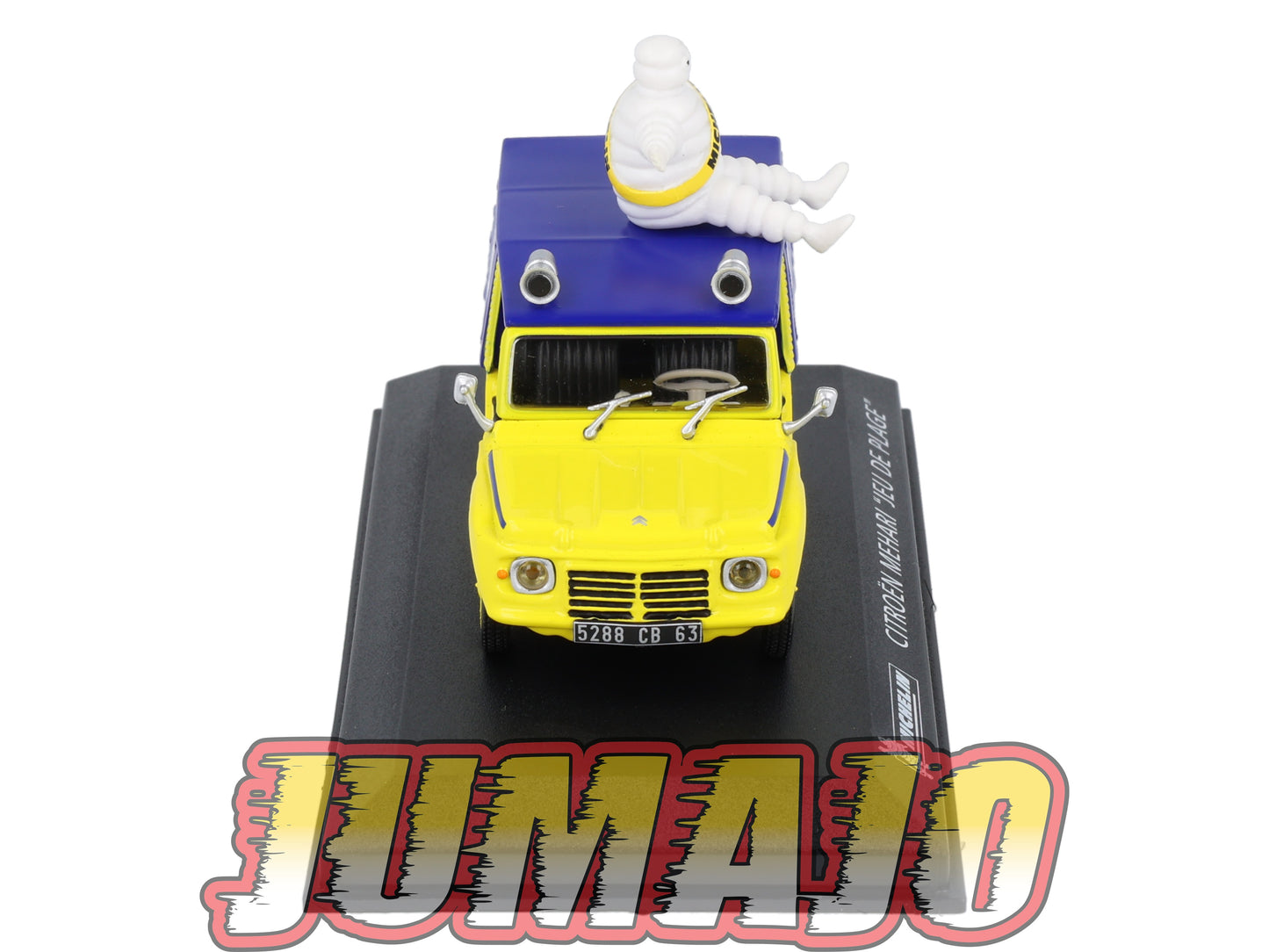 MICH13 voiture 1/43 IXO altaya MICHELIN : CITROEN Mehari Jeu de plage