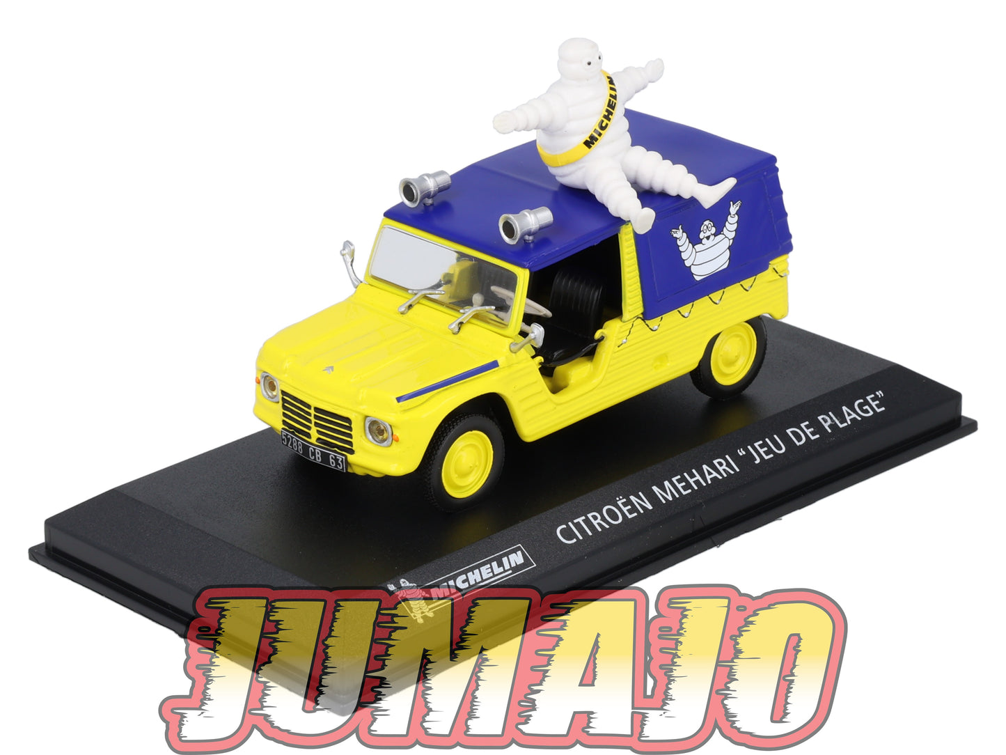 MICH13 voiture 1/43 IXO altaya MICHELIN : CITROEN Mehari Jeu de plage