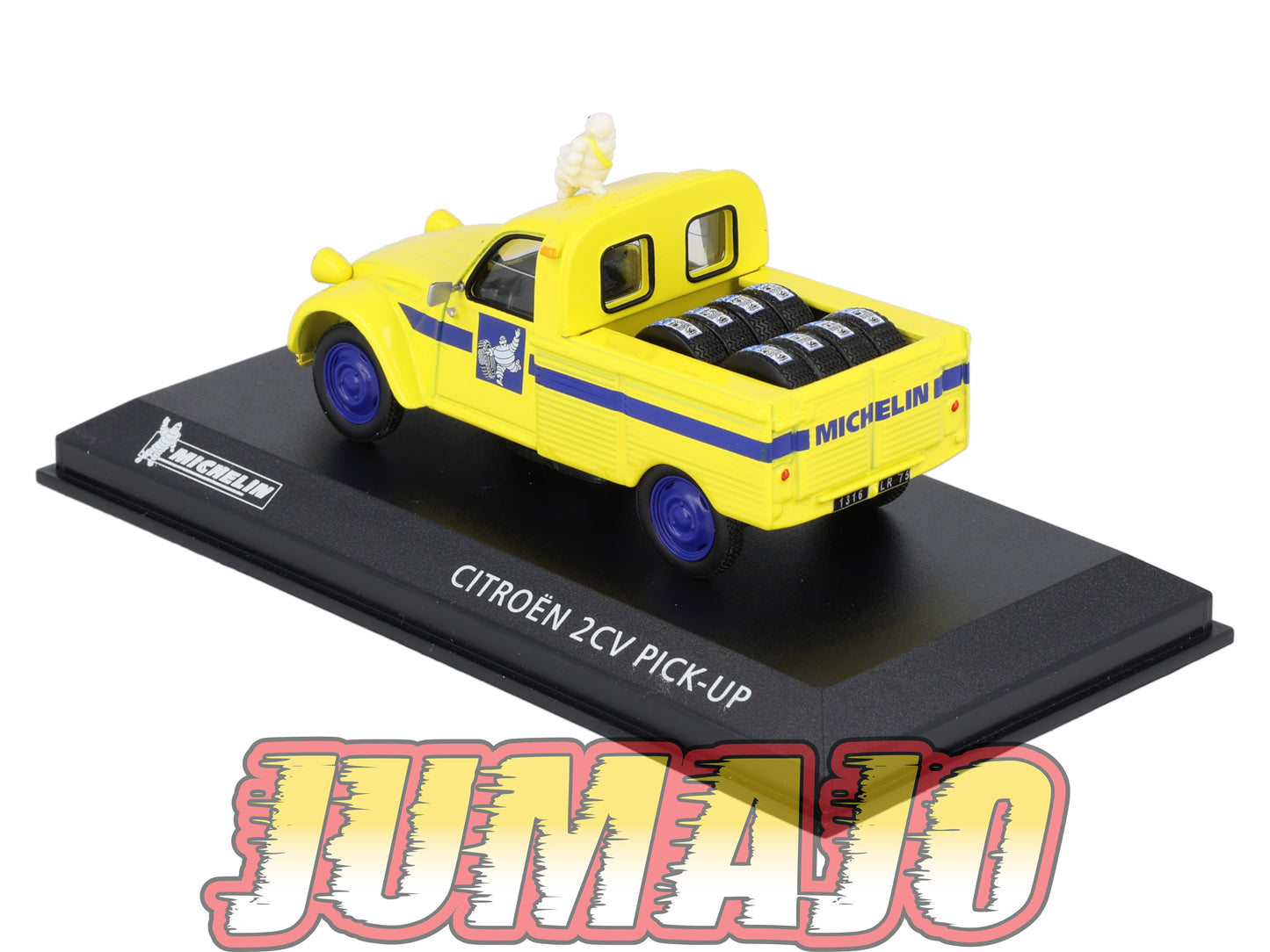 MICH16 voiture 1/43 IXO altaya MICHELIN : CITROEN 2CV Pick-up