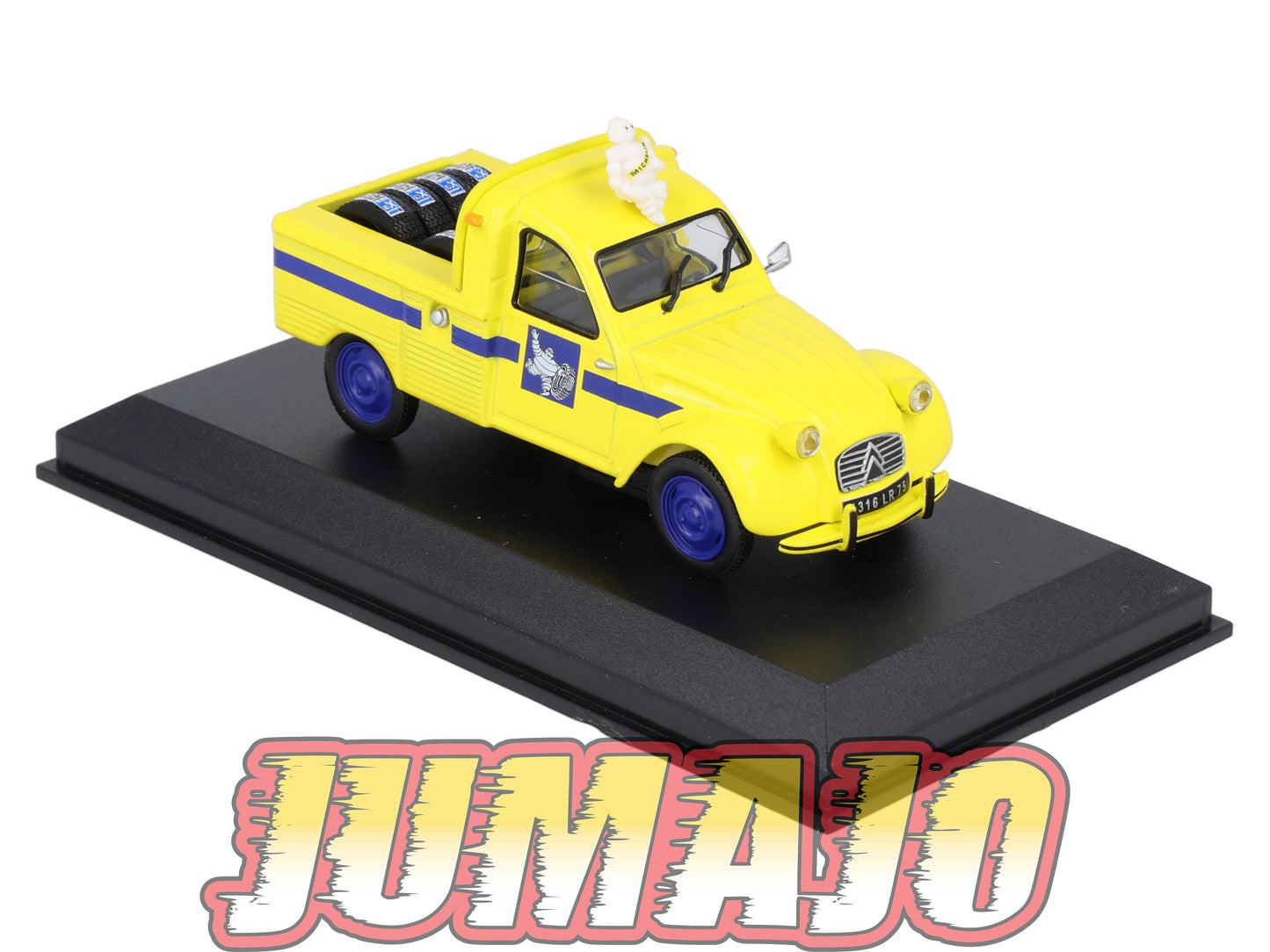 MICH16 voiture 1/43 IXO altaya MICHELIN : CITROEN 2CV Pick-up