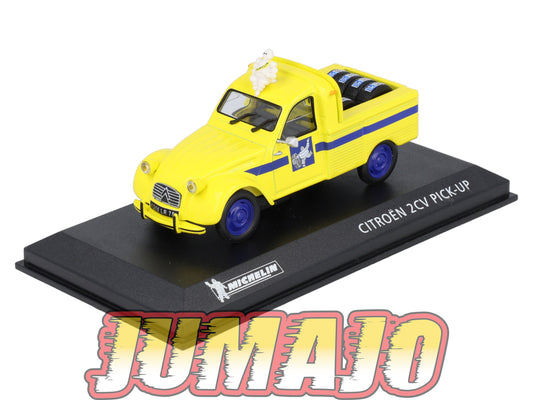 MICH16 voiture 1/43 IXO altaya MICHELIN : CITROEN 2CV Pick-up