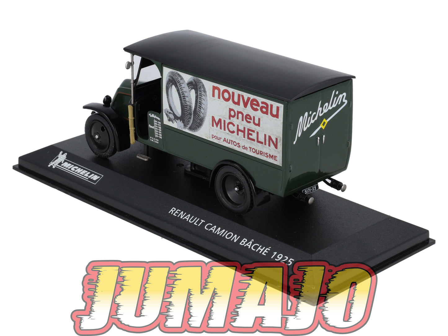 MICH27 voiture 1/43 IXO altaya MICHELIN : RENAULT Camion bâché 1925