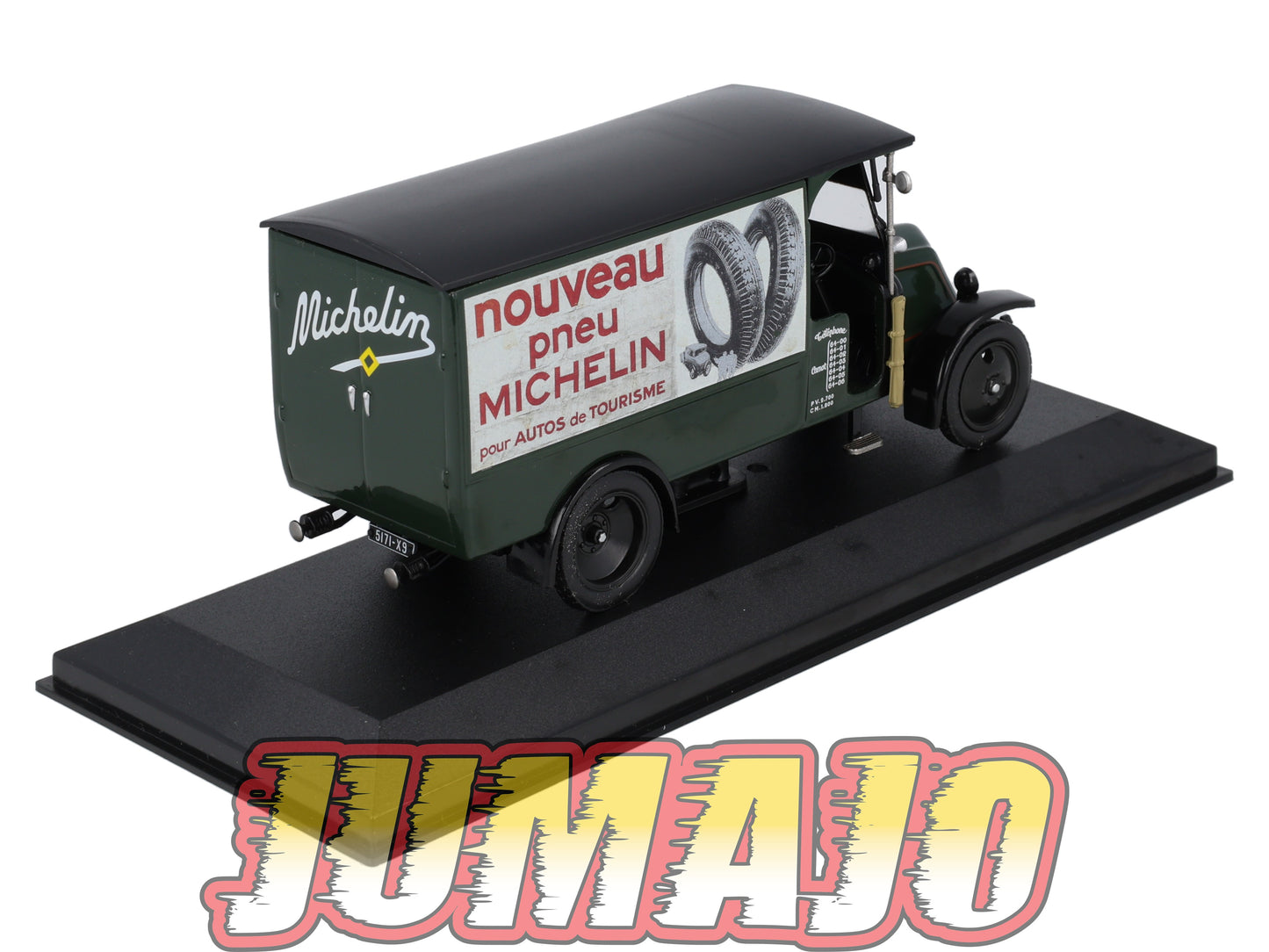 MICH27 voiture 1/43 IXO altaya MICHELIN : RENAULT Camion bâché 1925