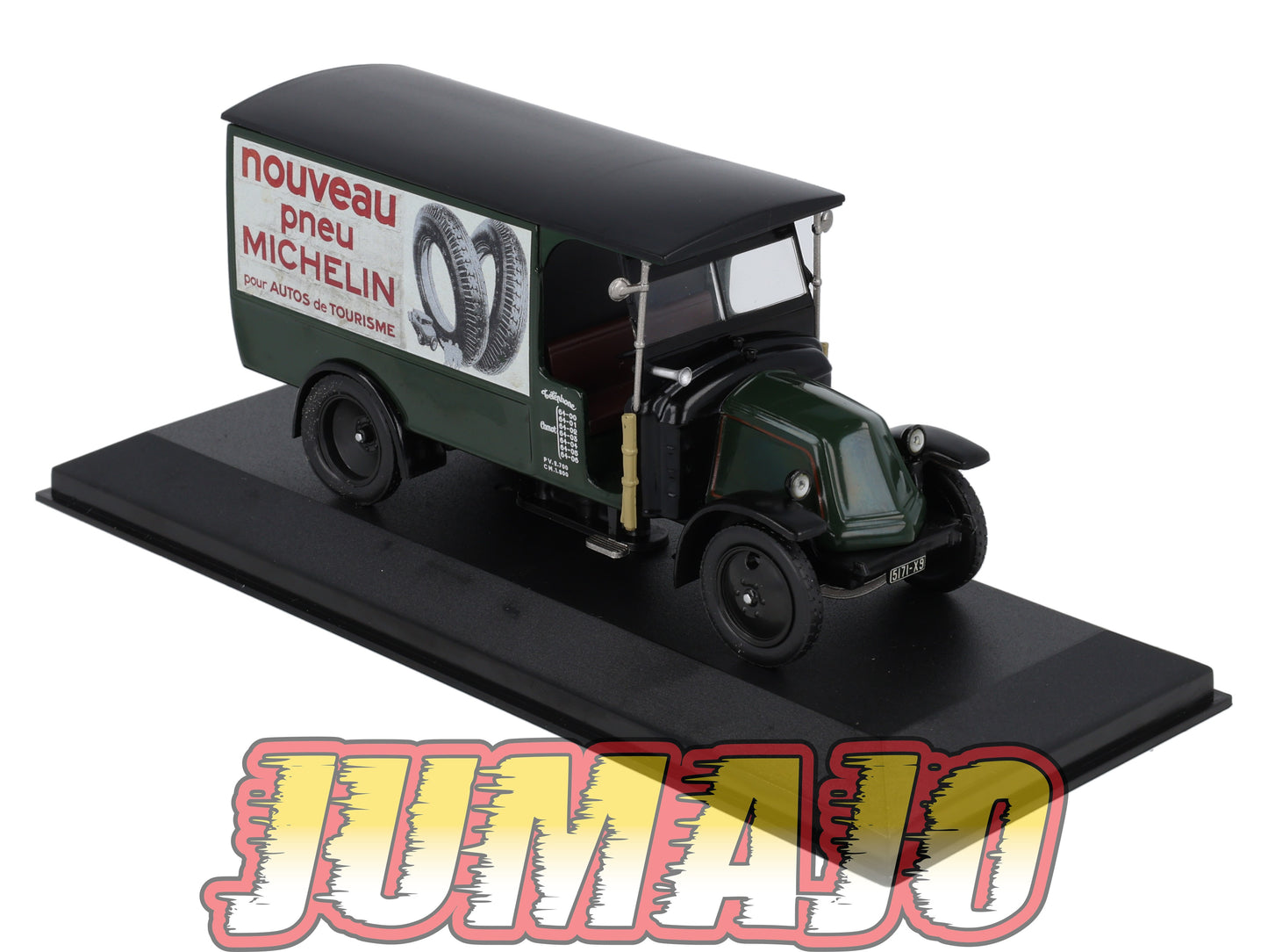 MICH27 voiture 1/43 IXO altaya MICHELIN : RENAULT Camion bâché 1925