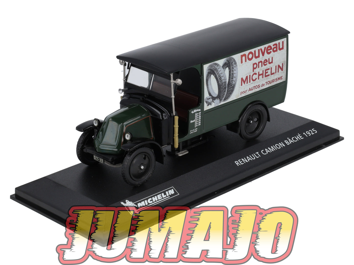 MICH27 voiture 1/43 IXO altaya MICHELIN : RENAULT Camion bâché 1925