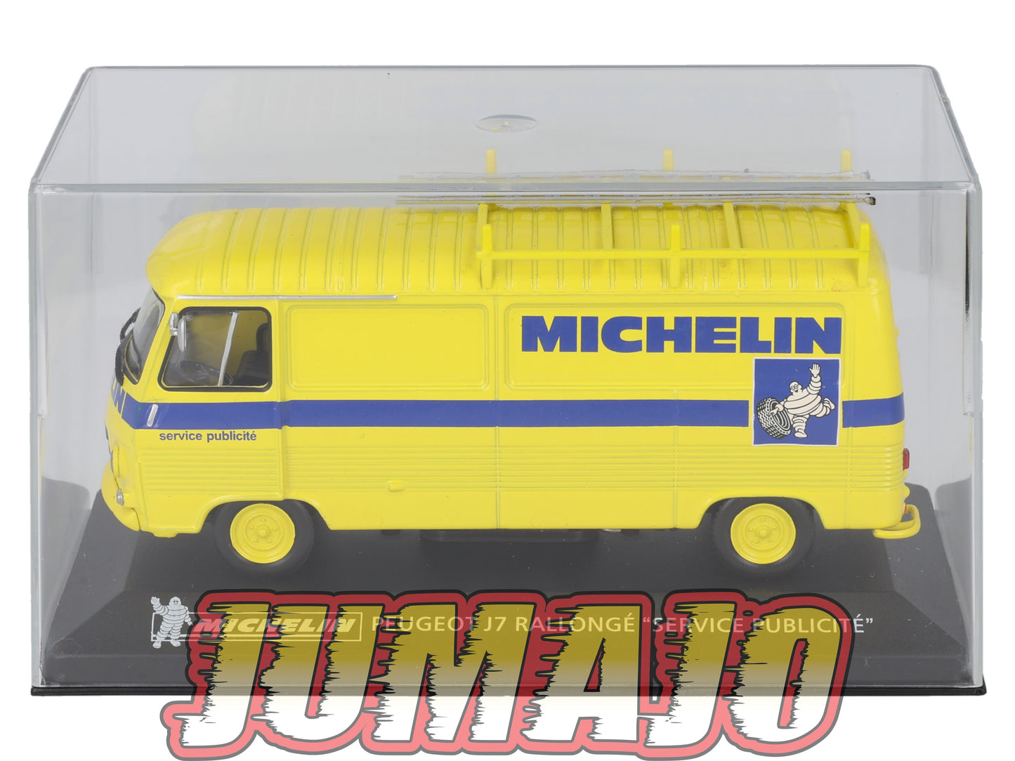 MICH28 voiture 1/43 IXO altaya MICHELIN : PEUGEOT J7 Rallongé Service publicité