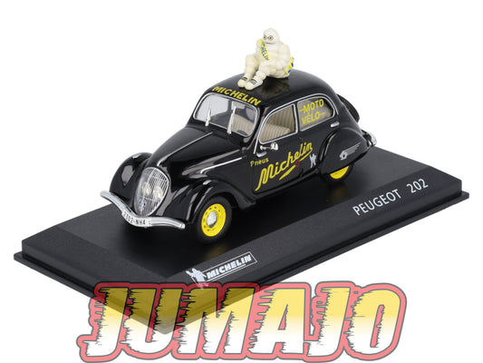 MICH2 voiture 1/43 IXO altaya MICHELIN : PEUGEOT 202