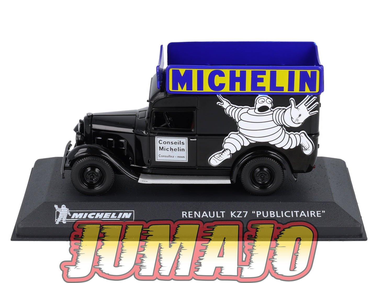 MICH42 voiture 1/43 IXO altaya MICHELIN : RENAULT KZ7 Publicitaire